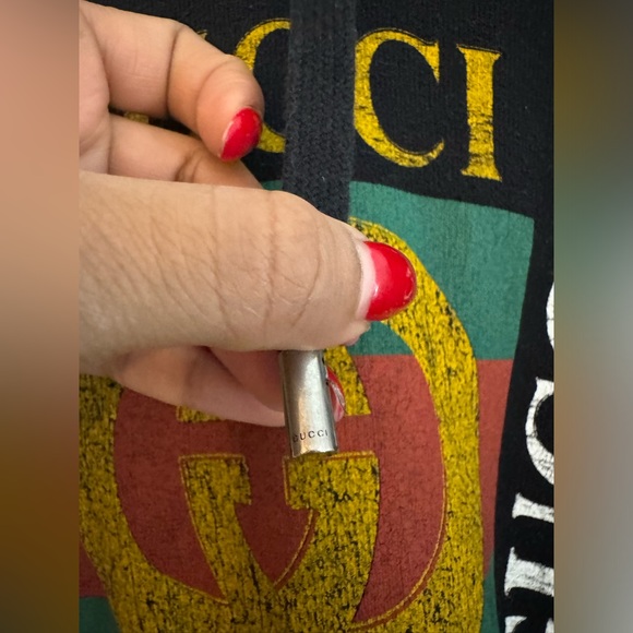 Gucci Logo Print Hoodie - Picture 2 of 6